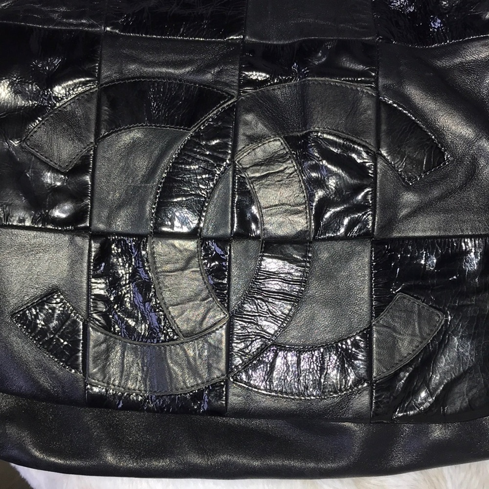 ๐ CHANEL ๐ BROOKLYN PATCHWORK HOBO ACCORDION RARE BAG LARGE FLAP LEATHER - Picture 11 of 15